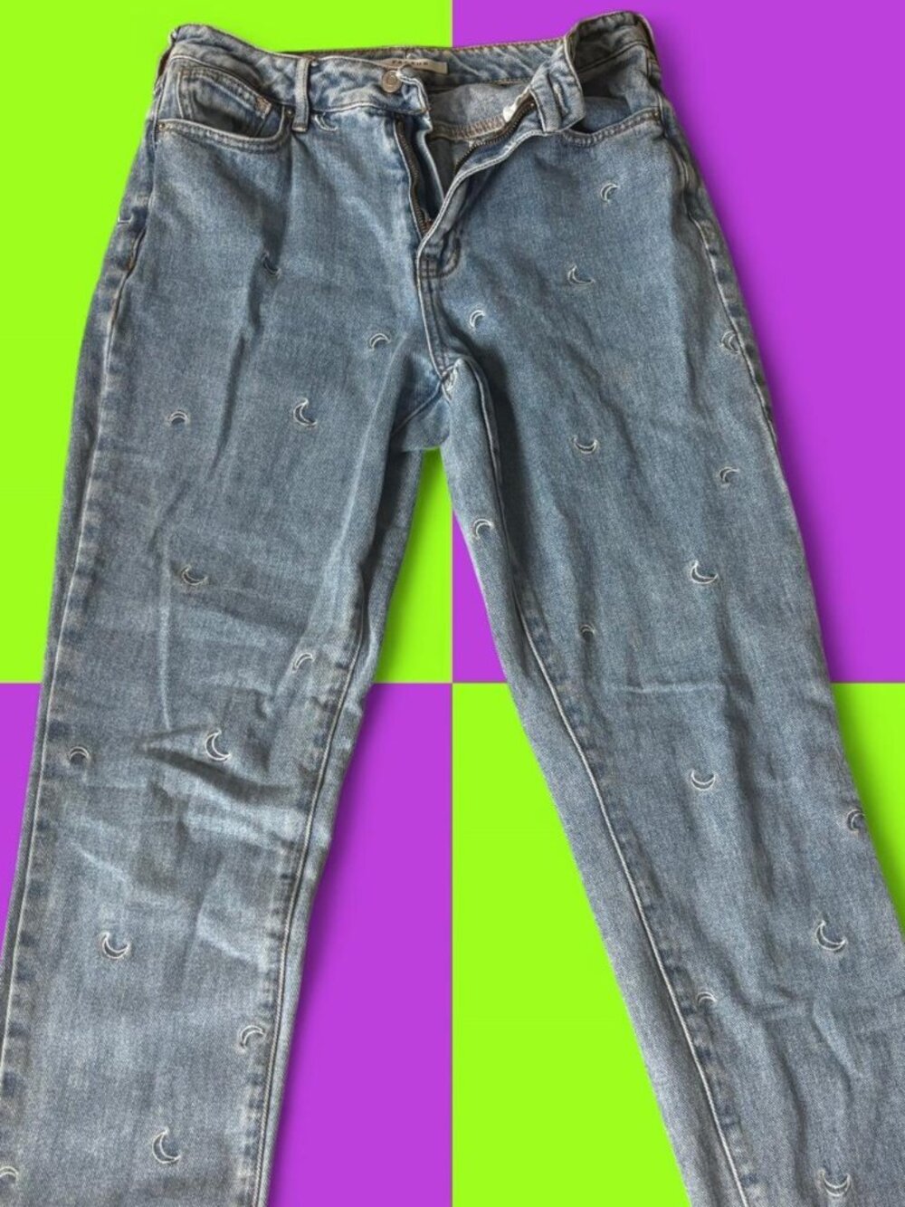 Women's Blue and Navy Jeans